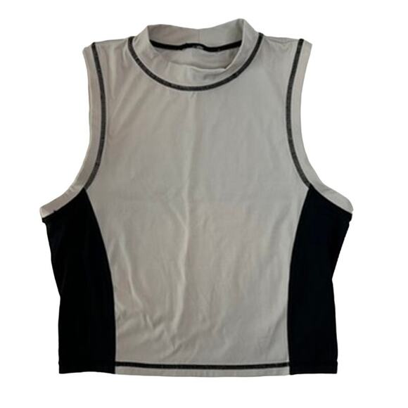 Fabletics Women Cropped Tank Workout Top Athleisure Running Gym Lifting Slimming - Picture 1 of 6